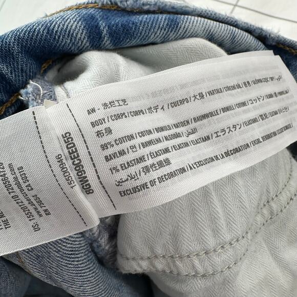 Abercrombie & Fitch Jeans Womens 28 Short Blue 90s Straight Curve Love High Rise - Picture 4 of 12